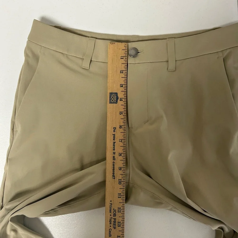 Lululemon Commission Slim-Fit Pant Mens 30 Khaki Tan Warpstreme Chino LM5AO4S